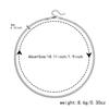 Customizable Adjustable Stainless Steel Blade Chain Bracelet
