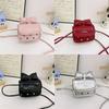 Girl Mini Shoulder Bag With Butterfly Bow Design For Daily Use