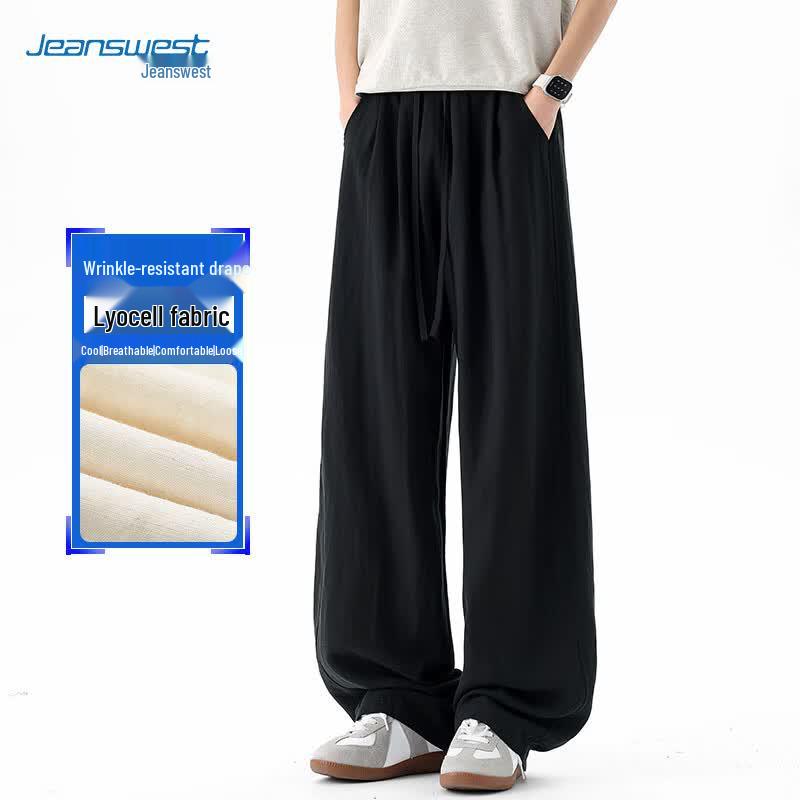 Jeanswest Men s Ice Silk Relaxed Fit Trousers L