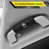 Car Roof Handle Cover Suede Roof Grab Handle Grip For Citroen C3 C4 C5 C1 C2 Berlingo Celysee Xsara Picasso Interior Accessories