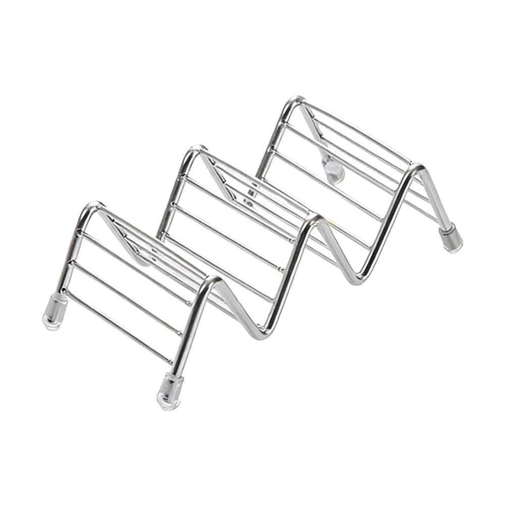 New Drainable Soap Rack Moisture-proof Waterproof Washbasin/Sink Storage Rack Wavy Lines Student Dormitory Soap Box