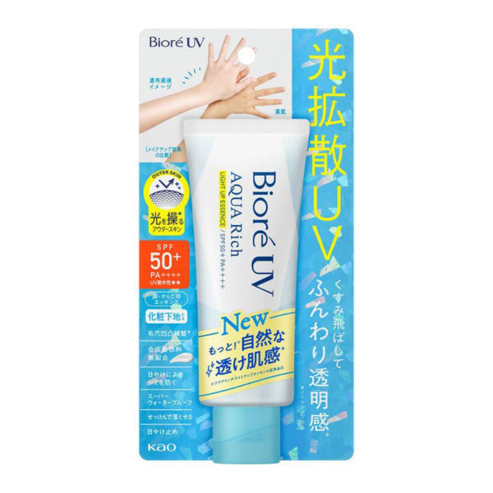 Biore UV Aqua Rich Light-Up Essence Sunscreen Tube/Fresh Pouch/Refill