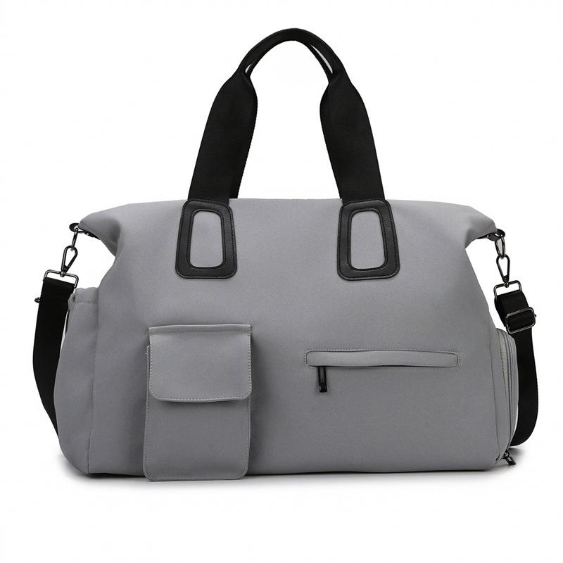 Travel bag Portable women's business trip shopping tow special bag Waterproof Oxford cloth Multifunctional pocket Dry and wet separation women's bag