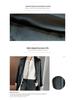Women's Slim Black Suit with Unique Design - Imported Fabric, Mid-Length Autumn Jacket, Slim Fit.