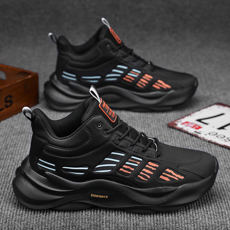 Men's Shoes Breathable Work Safety Shoes Trendy Non-slip Sports Comfortable Insoles Rubber Upper Men Shoes Tenis Para Hombre