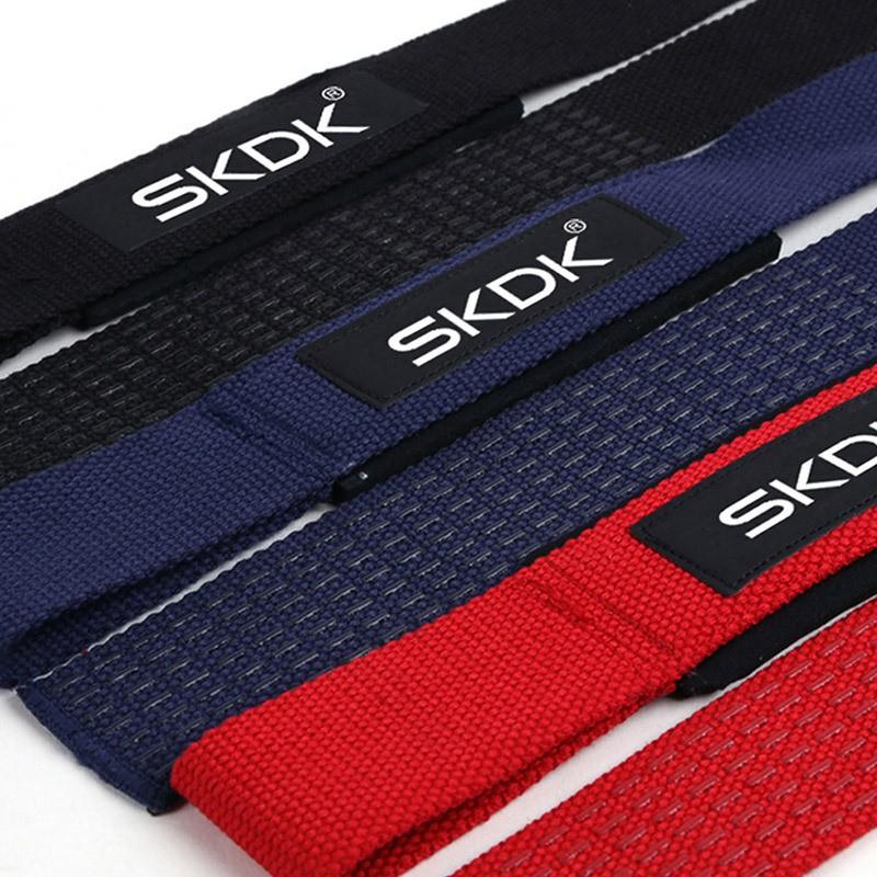 Fitness Wrist Support Strap With Non-Slip Silicone Grip Deadlift Pull-Up Weightlifting Training