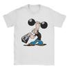 Popeye Weightlifting Graphic Tee Unisexs Soft Cotton Round Neck Short Sleeve TShirt
