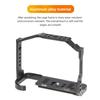 JLwin JL-Z8 Camera Cage Aluminum Alloy Camera Video Cage with Magnetic Wrench Slot Cold Shoe Mount