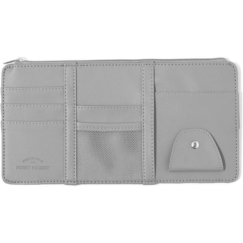 Car Visor Organizer Car Accessories Pocket Holder Car Accessories Organizers Leather Hearing Bag