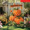 Autumn Thanksgiving Pumpkin Garden Flag (1) Outdoor Garden Flag Double-Sided Home Decoration Courtyard Decoration Outdoor Decoration Lawn Decoration