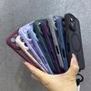 For Magsafe Translucency Contrast Lanyard Case For iPhone 17 Pro 16 15 Pro Max 14 11 12 13 Hand Wrist Strap Matte Clear Cover