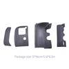 DSLR Camera Body Wrap Rubber Case Left Side + Bottom Skin Cover with Self-adhesive Tape Repair for D800