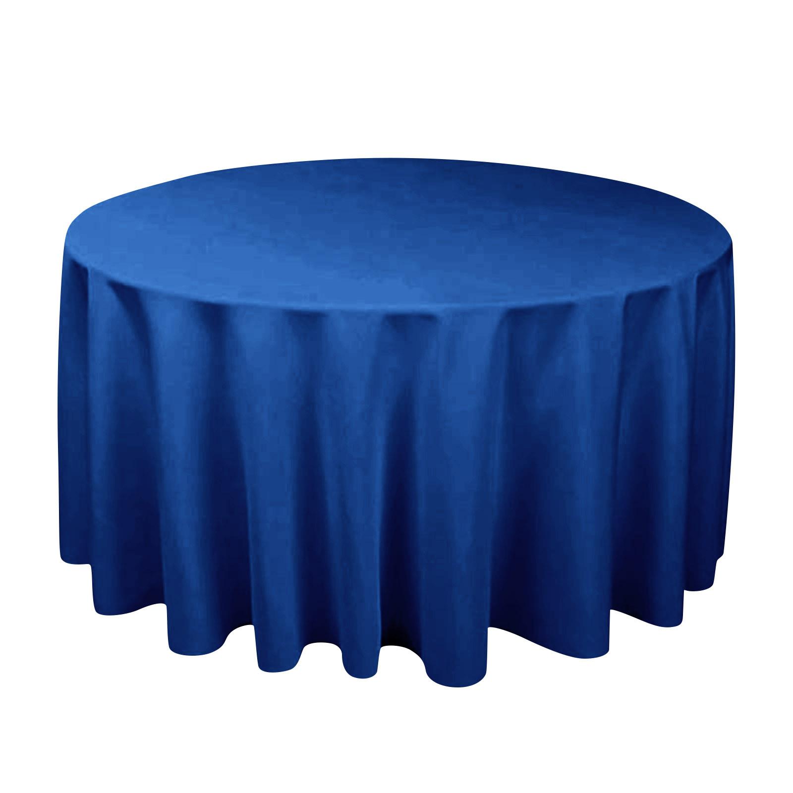 

Round Solid Color Ployster Tablecloth,Washable Decorative Table Cover For Wedding Party Banquet Dining Table Decoration 140CM