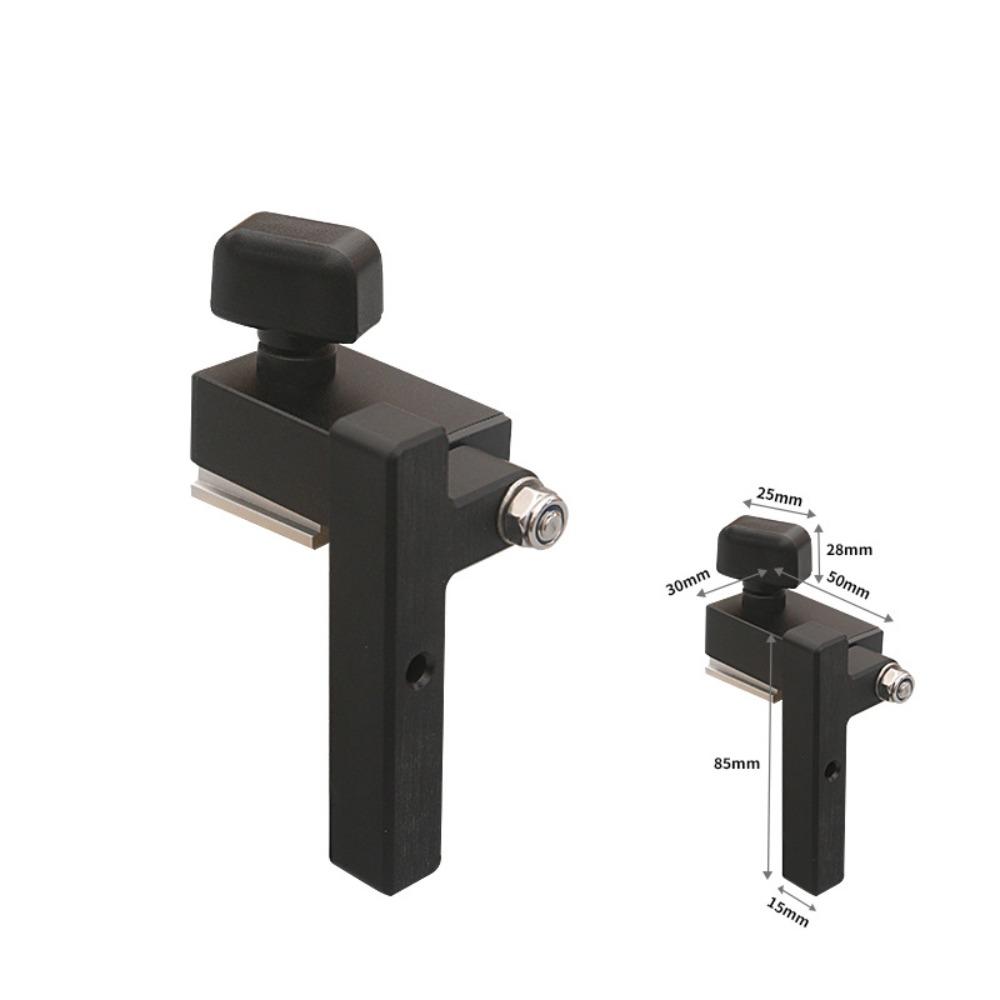 Table Slot Stopper T-Track Sliding Limiter Aluminum Cutting Limiting Block Portable Slide Limiter