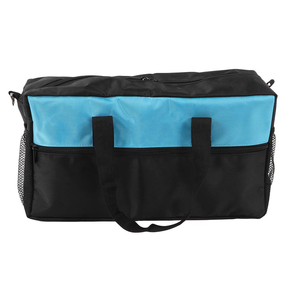 Tool Bag Heavy Duty Wide Mouth Oxford Cloth Toolbag for Electrician with Pockets Storage Organizer
