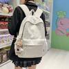 Schoolbag Cute New Ins Star Schoolbag Simple High Value High School Student Large Capacity Backpack College Student Backpack Women