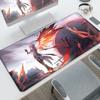 Genshin Impact Arlecchino Mouse Pad HD Grande per Computer Uffici Accessori Antiscivolo Anime Durevole Deskmat Bordo Bloccato Tappeti per Tastiera