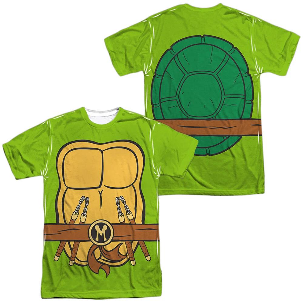 

Teenage Mutant Ninja Turtles Michelangelo Costume Double Sided T-Shirt 3XL