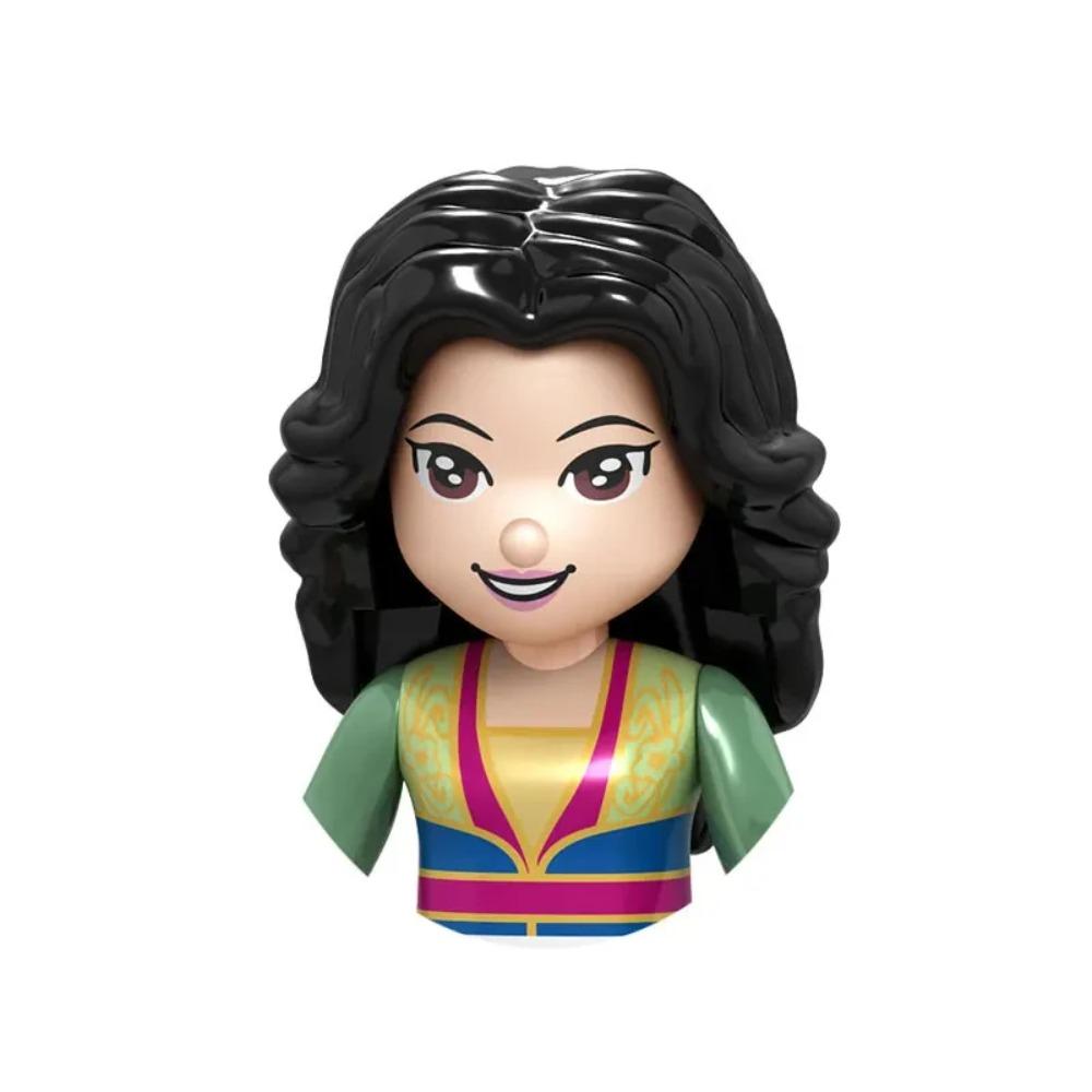 Παραμύθια Πριγκίπισσα Κορίτσι Καλλονή και το Τέρας Σταχτοπούτα Άννα Ολίβια Frozen Μοντέλο Χαρακτήρας Κτίσιμο Μπλοκ Παιδικά Παιχνίδια Δώρα