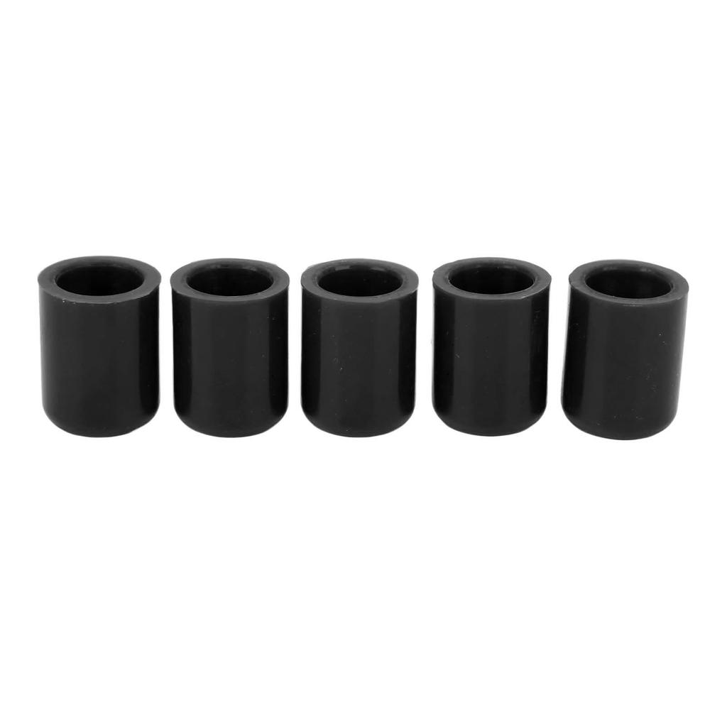 5Pcs Automotive Intake Vacuum Hose Cap Silicone Weather Resistant Vacuum Hose End for 19mm Tube Black