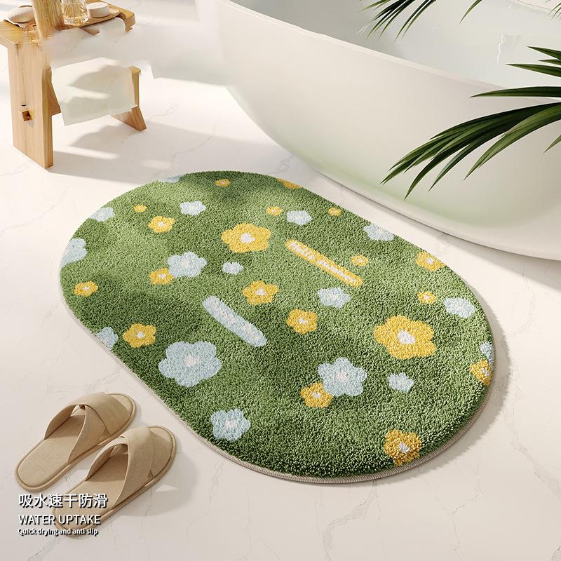 Entrance Floor Mat Bathroom Floor Mat Anti Slip Quick Drying Floor Mat Bathroom Anti Slip Mat