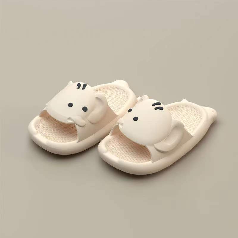 

Cute Shoes - Cartoon Girl Shoes for Boys. Soft-soled, Anti-slip Summer Slippers. 29-30 бежевий