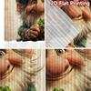 2D FLAT PRINTING 2pcs Curtains (Without Rod) St. Patrick's Day Leprechaun Popular Curtains&Drapes Versatile Polyester Curtains