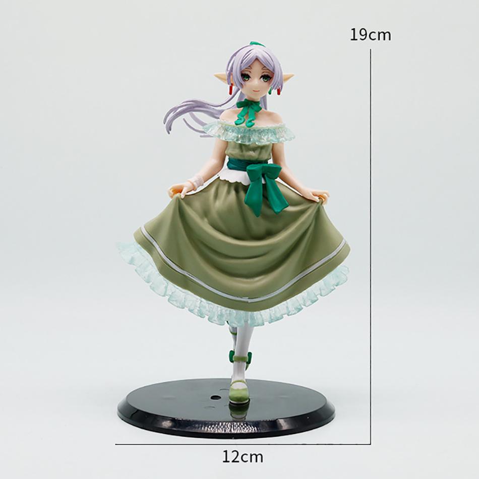 Frieren:Beyond Journey's End Figure Sousou No Frieren Full Dress Action Elf Figures PVC Anime Ornament Model Collection Toy