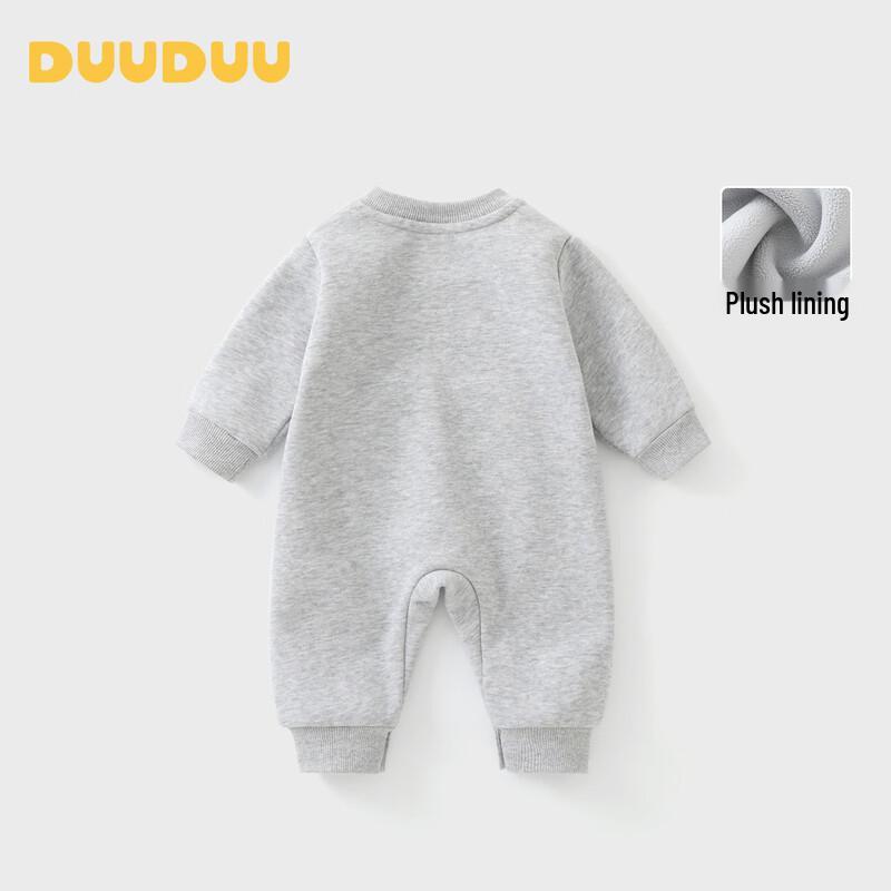 DUUDUU Baby Fleece-Lined Winter Jumpsuit