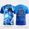 2026 New Adult Men's Dragon Ball Goku 3D Printed Football Jersey T-Shirt Kids Anime T-Shirt Special