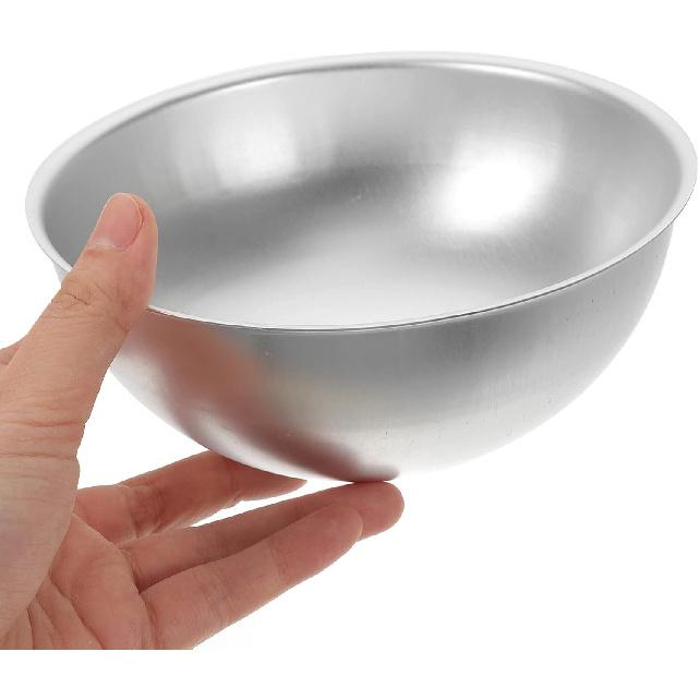 Kichvoe Hemisphere Cake Pan Semi-Sphere Baking Molds, 2 Sets Football Basketball Baking Pans, Aluminium Alloy Non-Stick Molds for Chiffon, Bikini