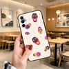 Adorable R-Russian Folk Art Doll  Phone Case Black Silicone Soft For Samsung Galaxy A73,A72,A71,A70,A53,A52,A51