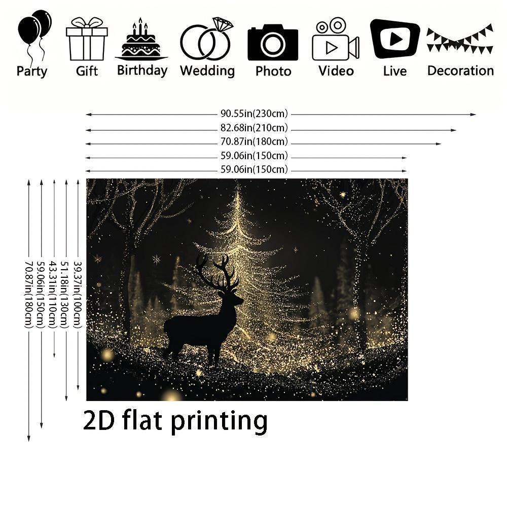 1Pcs Decoration Featuring a Decoration Background Winter Backdrop Decorations For Photo Studio Photo Booth Christams Party