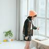 Spring and Autumn Men and Girls Fashionable Cute Printing Color Collision Jacket Children Splicing Jacket Baby Cardigan