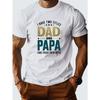 Tailles européennes papa Papa t-shirt homme coupe confortable