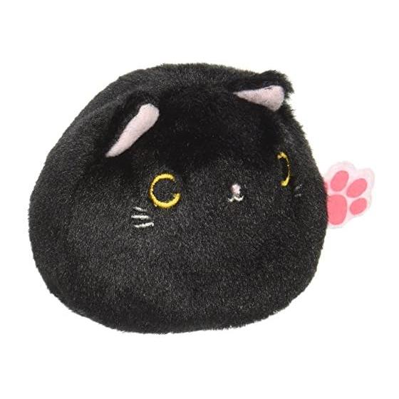 Оригинальная плюшевая кошка Dango от Sanei Boeki, черная, Ш7,5 x Г6 x В7 см, Животное