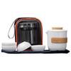 Portable Ceramic Travel Tea Set with Storage Bag