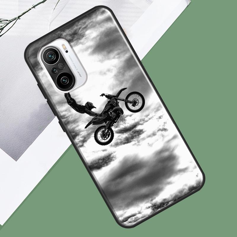 Moto Cross Motorcycle Sports Case For Xiaomi 15 Ultra 13 14 13T 14T 15T Pro 17 Pro Max POCO X7 Pro F5 F6 X5 X6 F7 Cover
