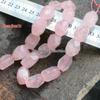 Imported Raw Tourmaline, Amethyst, and White Crystal Faceted Beads for DIY Bracelet Accessories