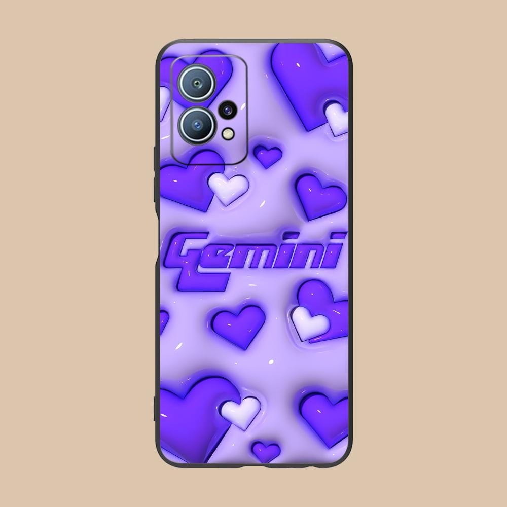Zodiac Sign Gemini Phone Case for Huawei P60 P50 P40 P30 P20 P10 P9 P8 Pro Lite Plus Soft TPU Shockproof Cover