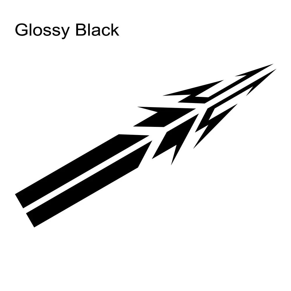 Car Hood Stripe Sticker Auto Racing Flame Stripes Sticker Vinyl Waterproof Decor Auto Exterior Tuning Accessories For Truck/SUVs 100x23.4cm