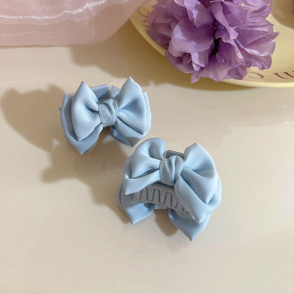 Side Clip Bow Hairpin Cloth Bowknot Hair Clip Sweet Small Hair Claw  Children