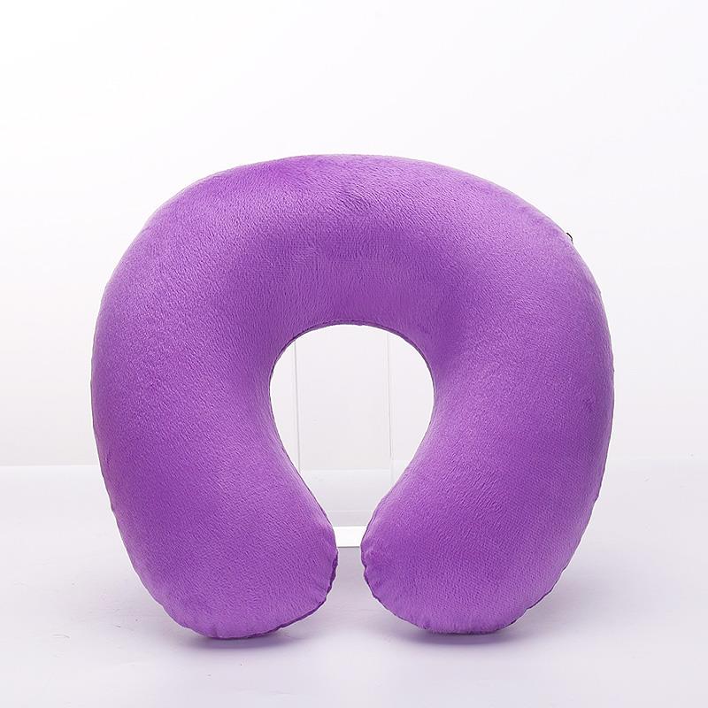 1PCS U-shaped Travel Pillow Car Pillow Air Flight Inflatable Pillow Neck Pillow Neck Support Pillow Cushion