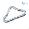 80x Triangle Rings V-rings for Straps Trampoline Mat Accessories