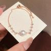 K Real Gold Electroplated Zircon Flower Bracelet Light Luxury Elegant Fashion Temperament Bracelet Niche High-end Jewelry Women