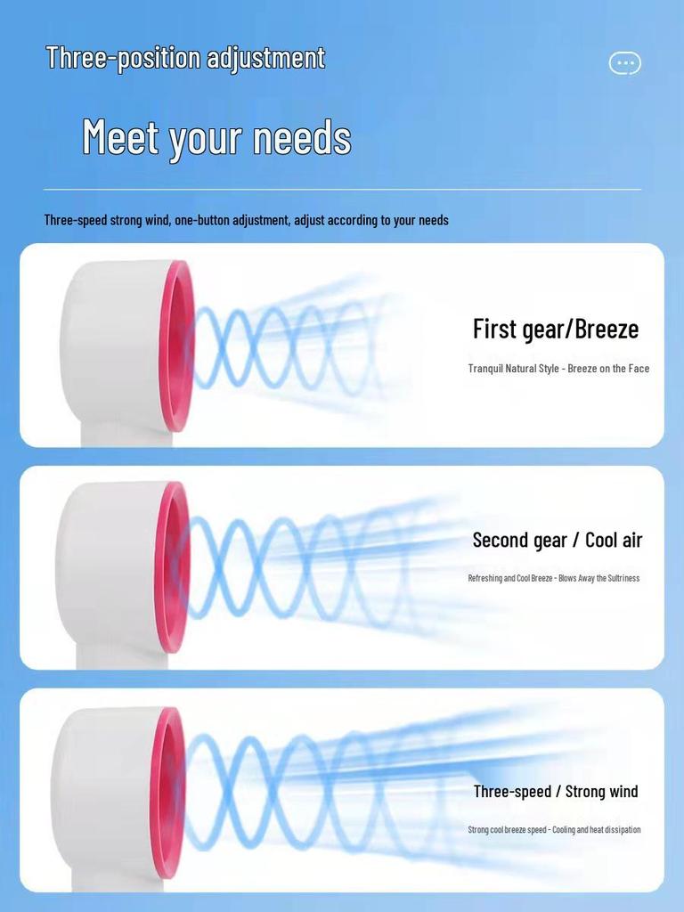 Mini USB Rechargeable Leafless Eyelash Extension Fan