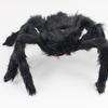 Exquisite Workmanship Easy-operating Red Eyes Black Spider Decor Horrific Black Spider Toy for Festival