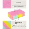 10PCS Color Random Dishwashing Sponge, Kitchen Cleaning And Dishwashing Brush