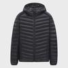 Leichte Kapuzen-Daunenjacke für Herren - Kurzer Stehkragen, Lässig und Warm für den Winter