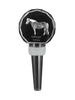 Haflinger Fohlen – Crystal bottle stopper with horse, unique wine stopper with photo | Art-Dog